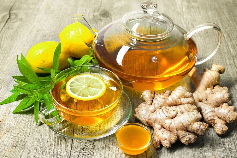 tea with ginger to increase potency