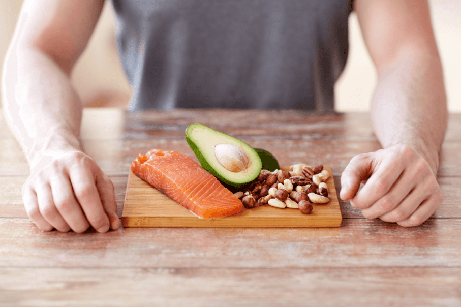avocado fish and nuts for more potency